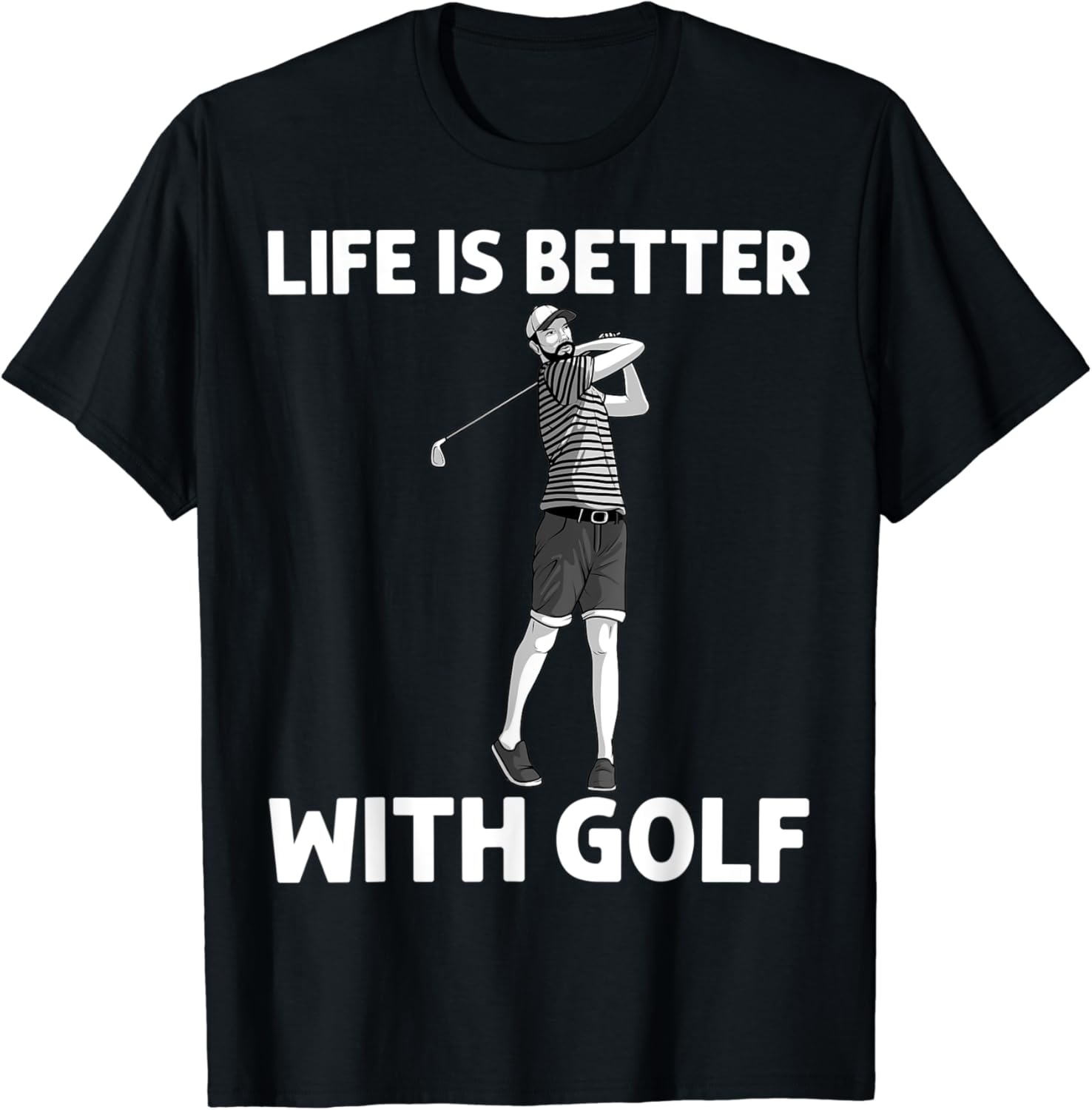 Cool Golf Art For Men Women Golfer Golfing Club Ball Game T